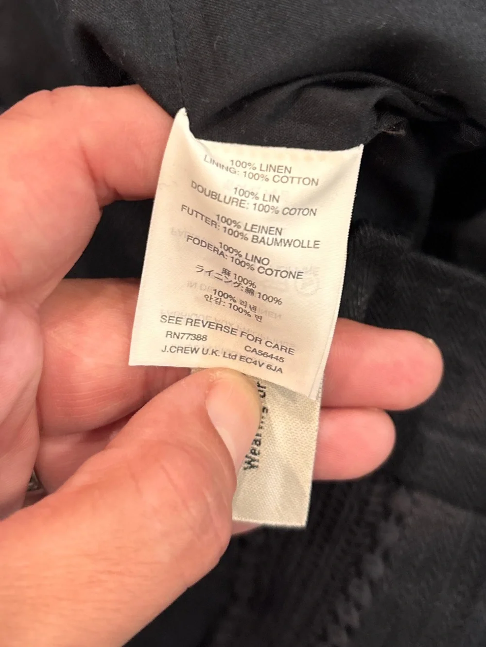 J.Crew black cotton shorts size 00